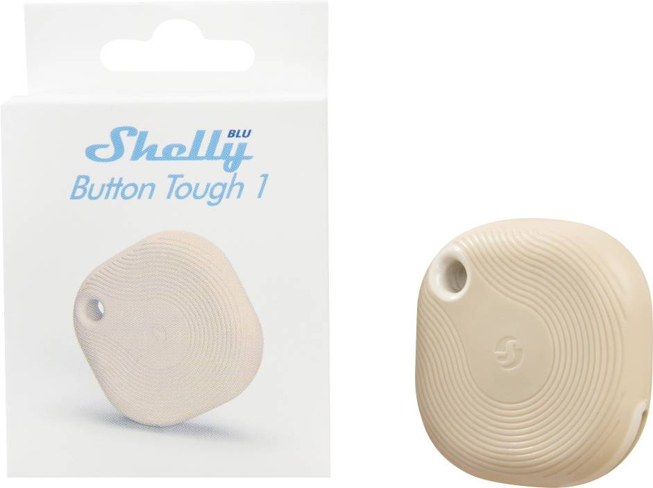 Shelly Blu Button Tough Mocha Stmívač, spínač/vypínač Bluetooth Low Energy
