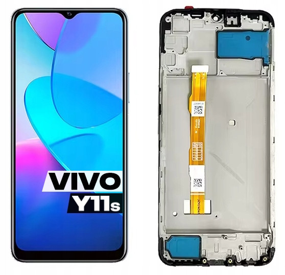 Originální LCD displej Dotyková obrazovka Digitizer pro Vivo Y11s V2028 s rámečkem