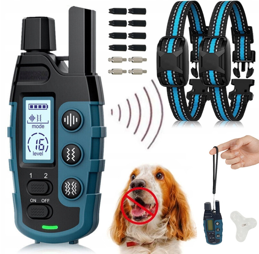 Obojek Pro Psa Výcvikový 3300 Stop Pro Malého I Velkého Psa Dálkové Ovládání