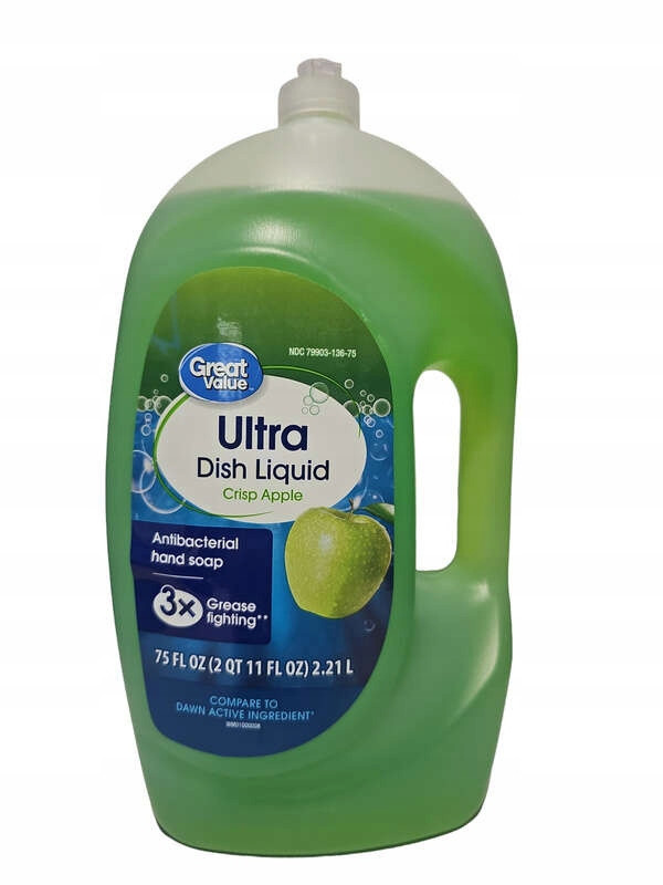 Great Value Crisp Apple 2,21 l Kapalina na nádobí