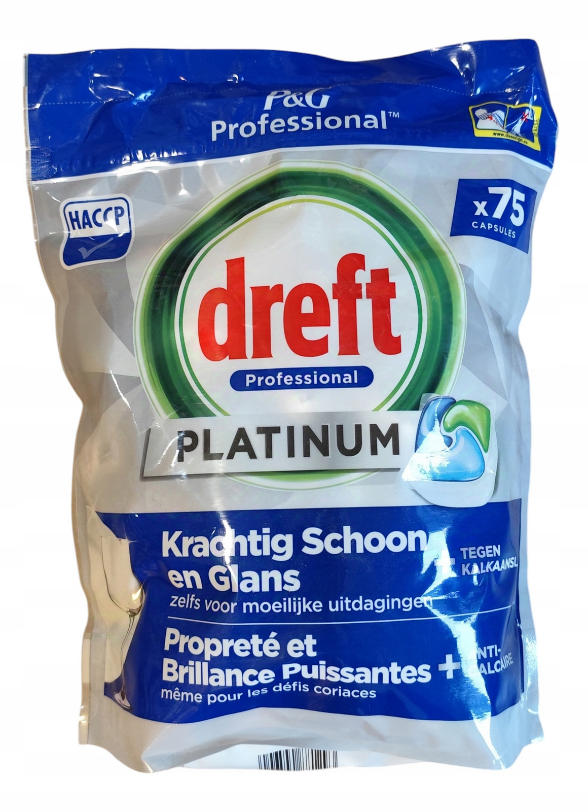 Dreft Professional Platinum Kapsle do myčky 75 ks