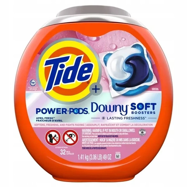 Tide Power Pods Downy April Fresh 32 ks Univerzální kapsle na praní