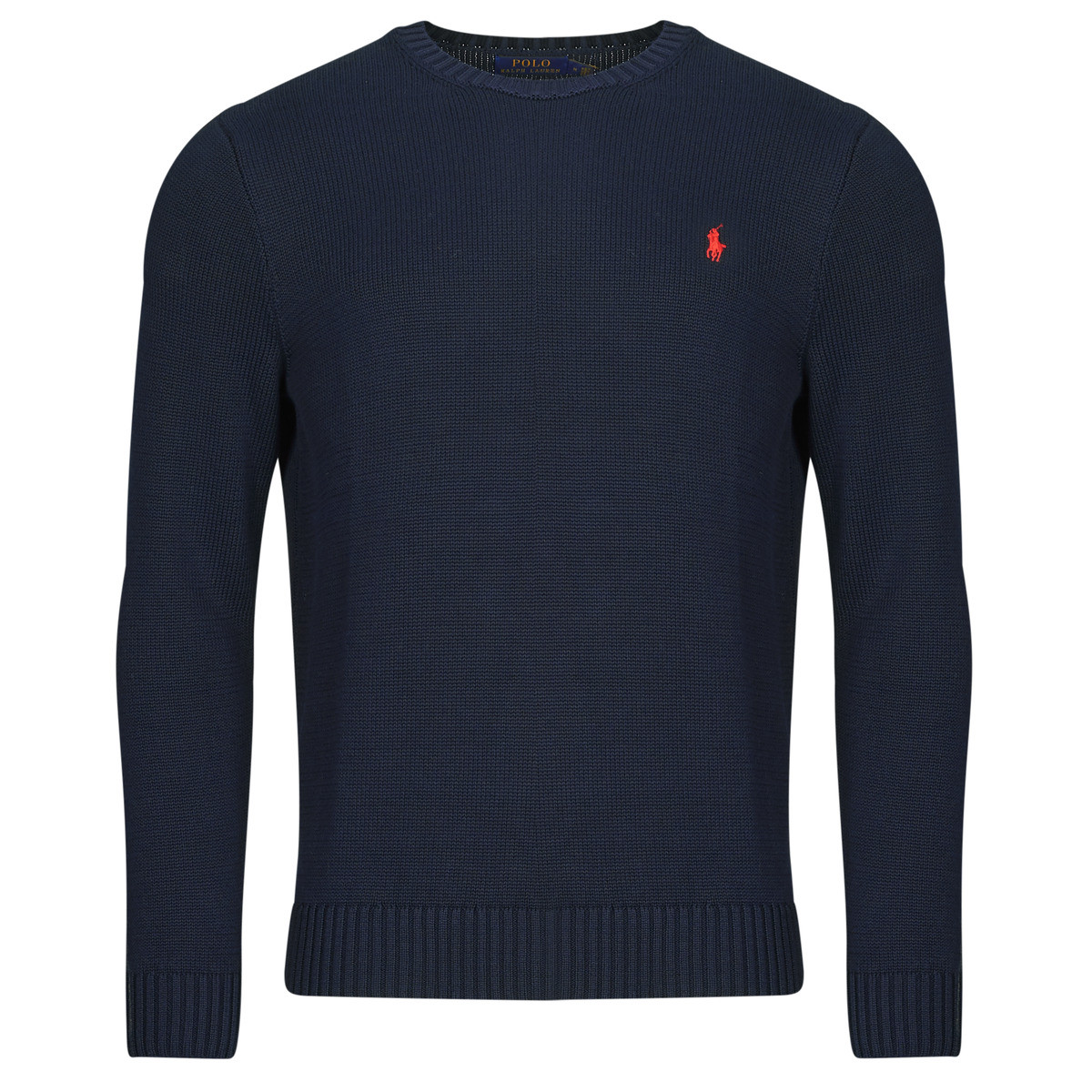 Polo Ralph Lauren  PULL COL ROND EN COTON  Tmavě modrá