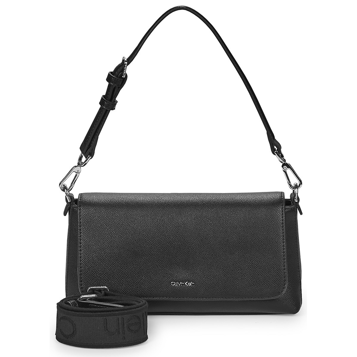 Calvin Klein Jeans  CK MUST CONV SHLDERBAG_CAVIAR  Černá