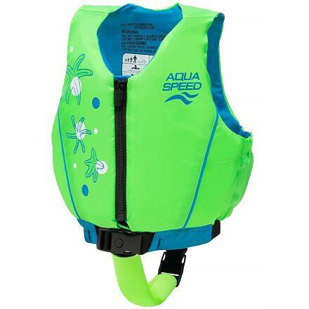 Aqua-Speed Swim Star plavecká vesta zelená