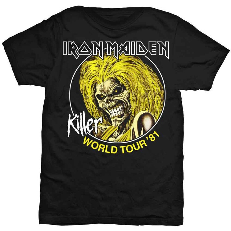 ROCKOFF Tričko Iron Maiden - Killers World Tour 81, XL