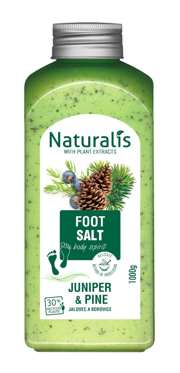 Naturalis Sůl na nohy Jalovec&Borovice 1000 g