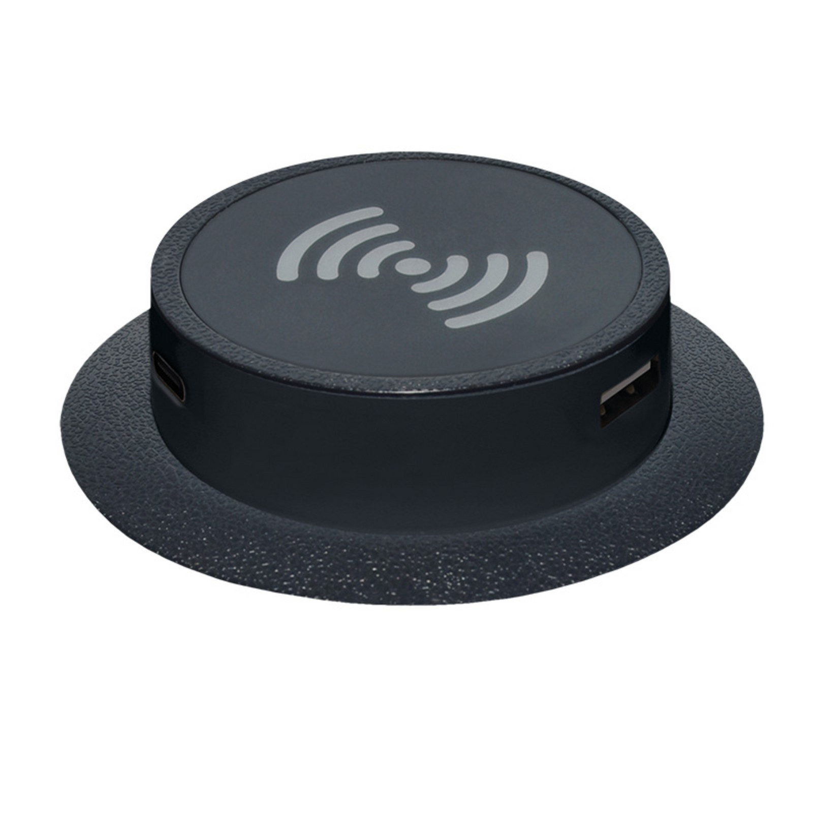 Solight USB A+C 20W PD+  Wireless 15W výsuvná nabíječka, černá DC64BW-PD20