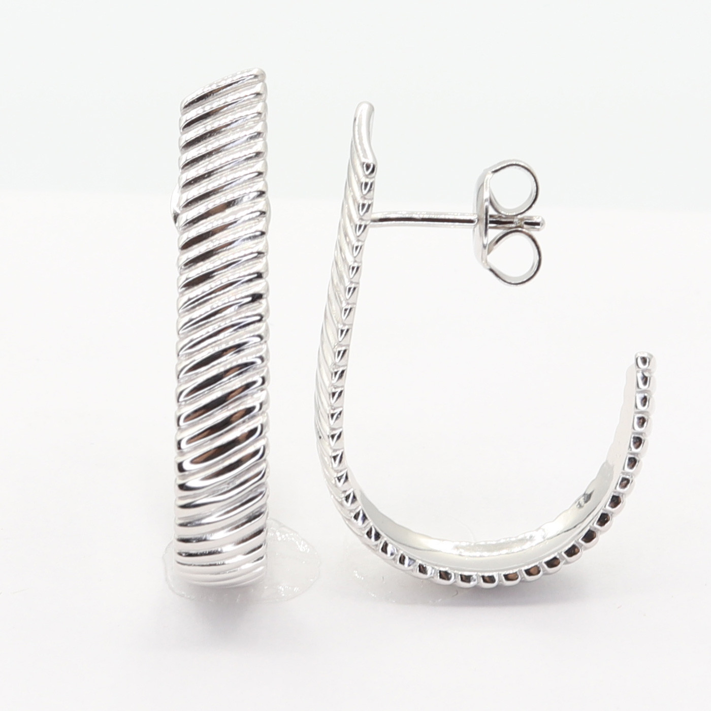 Stříbrné náušnice 112659