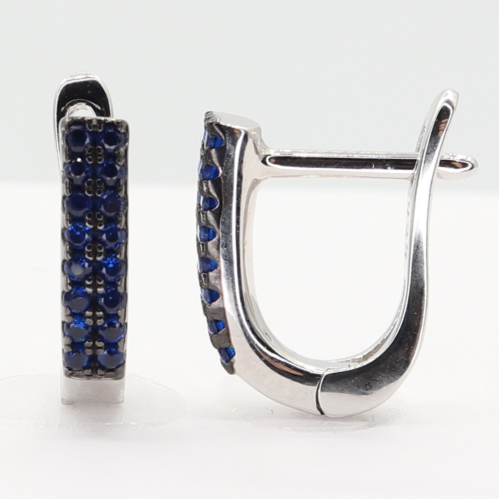 Stříbrné náušnice 112663