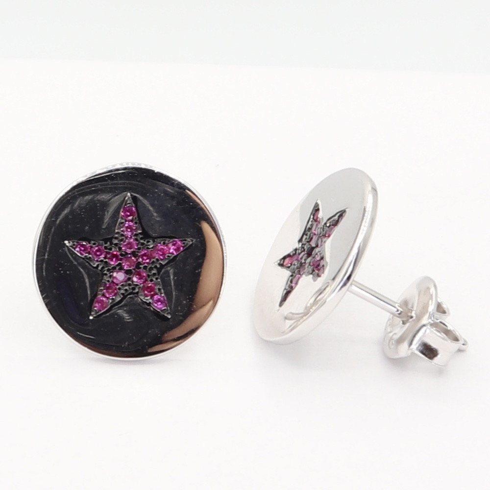 Stříbrné náušnice 112664