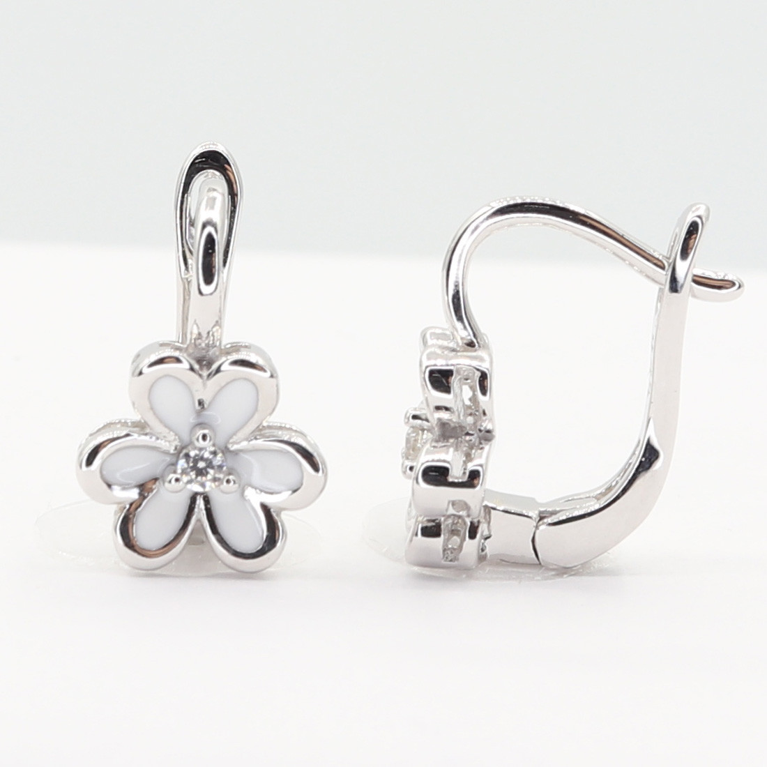 Stříbrné náušnice 112666