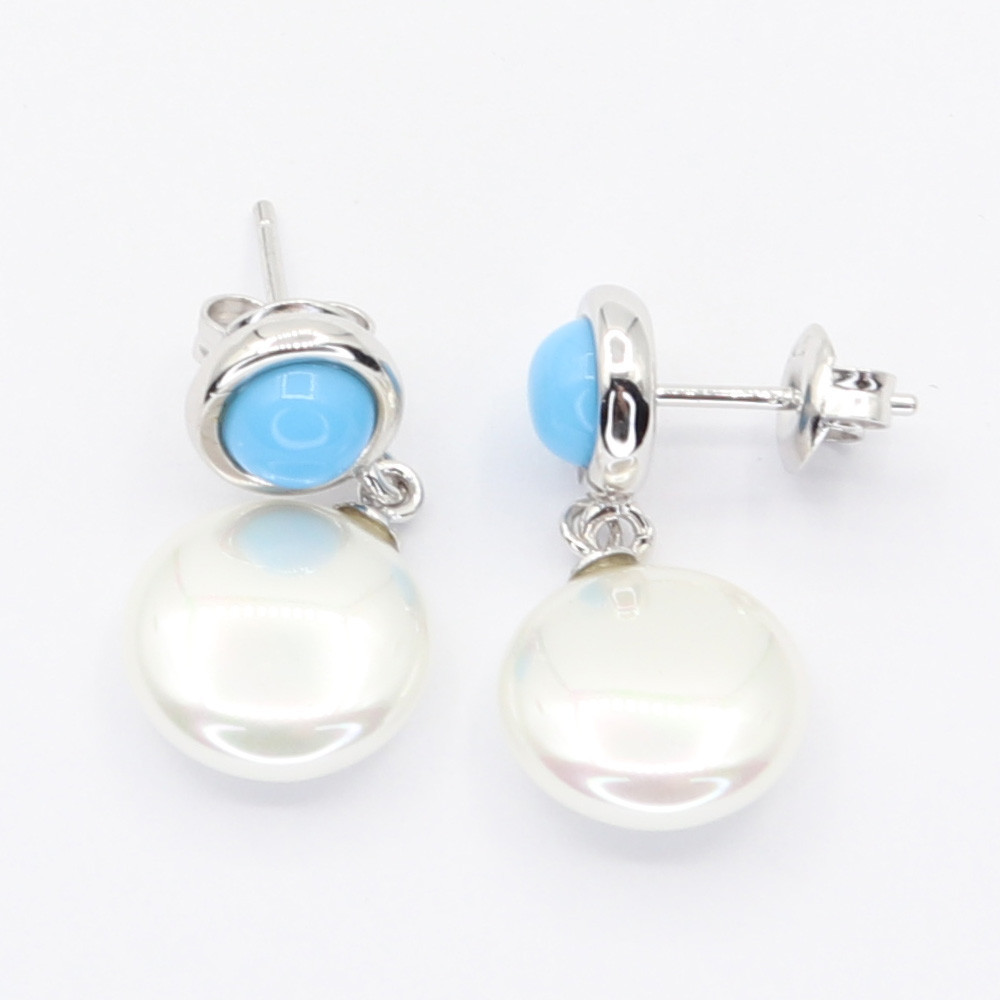 Stříbrné náušnice 112674