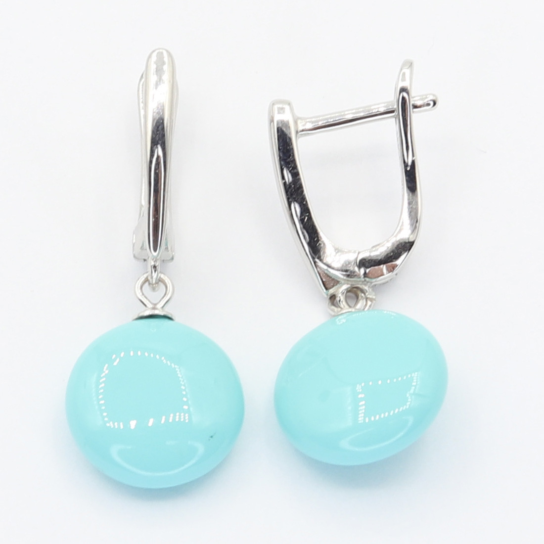 Stříbrné náušnice 112675