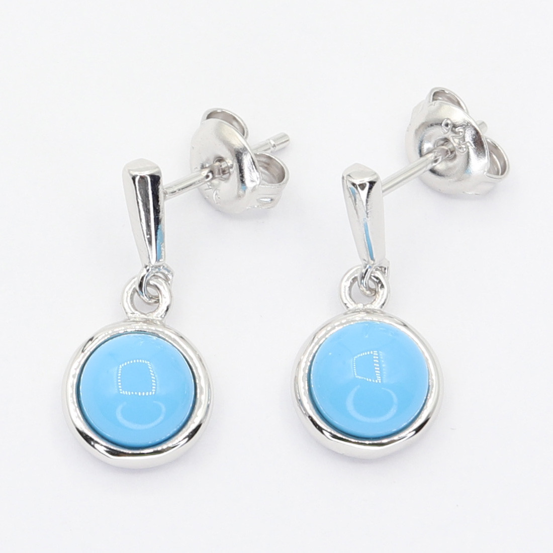 Stříbrné náušnice 112676