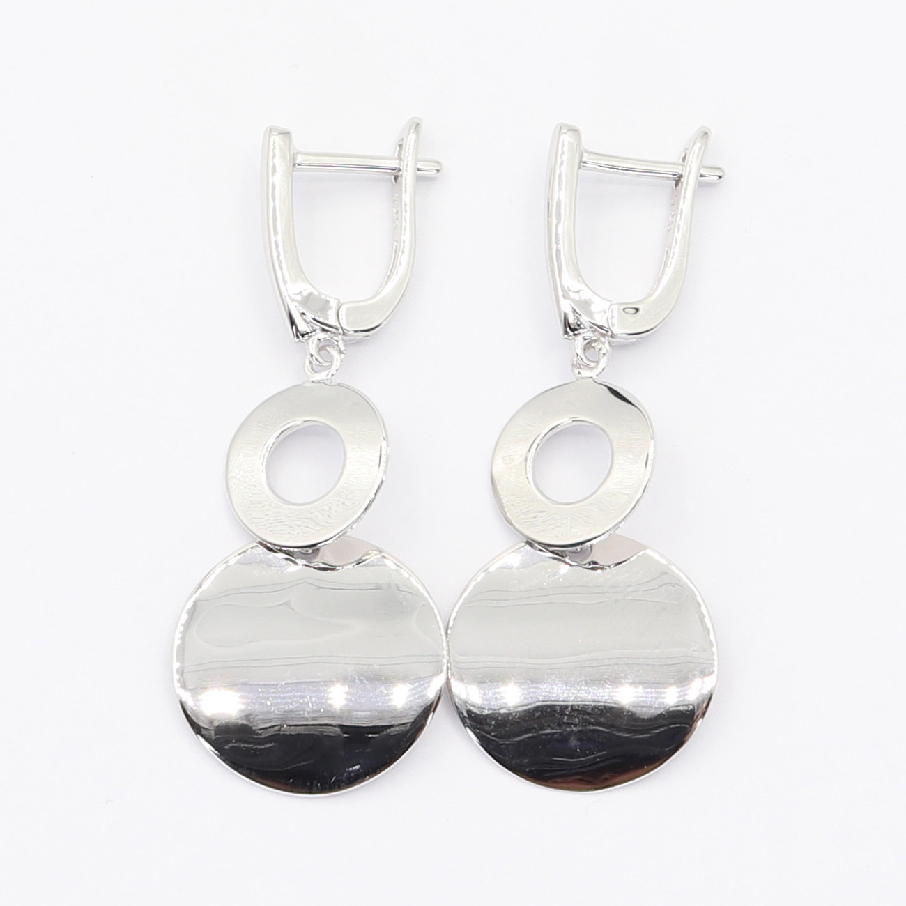 Stříbrné náušnice 112678