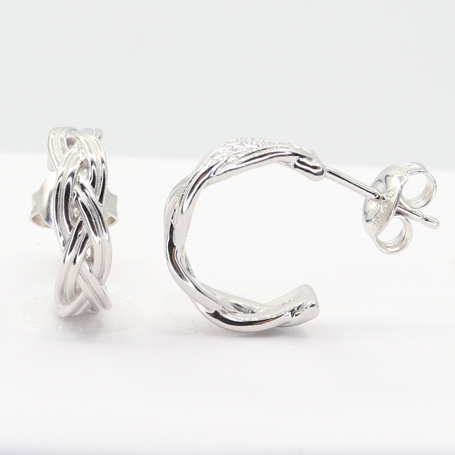 Stříbrné náušnice 112686