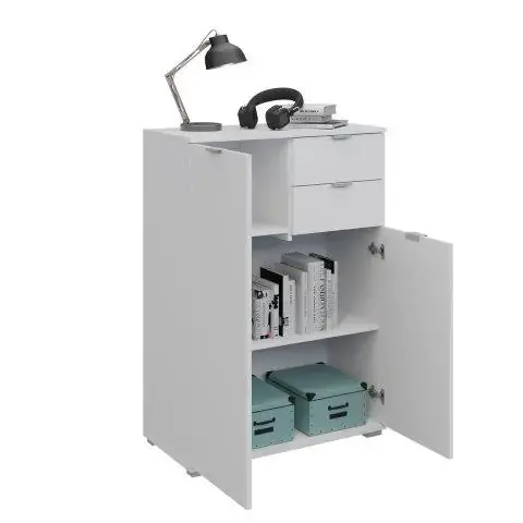 Casarredo Komoda 2D2S vysoká BORJA bílá