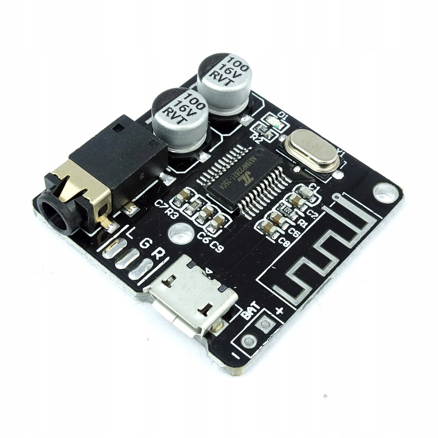 Bluetooth audio stereo modul A2DP 3.7V-5V microUSB VHM-314 s hlášeními