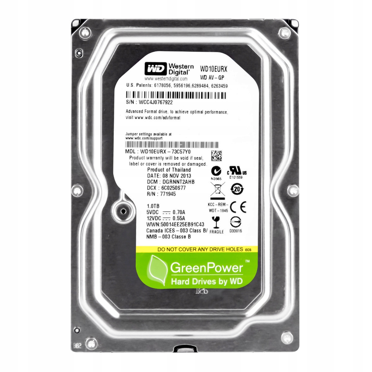 Pevný disk Western Digital WD10EURX 1TB 3,5