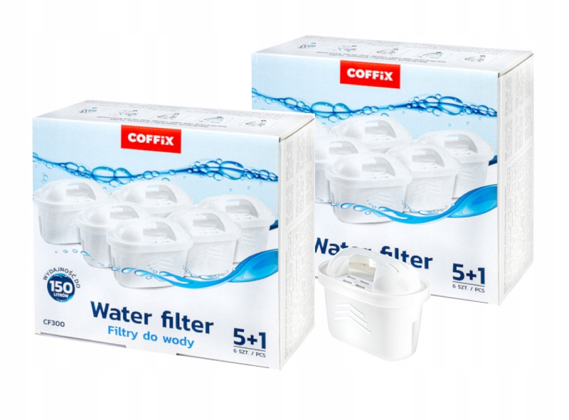 12 Ks Filtr Coffix CF300 Pro Filtrační Konvice