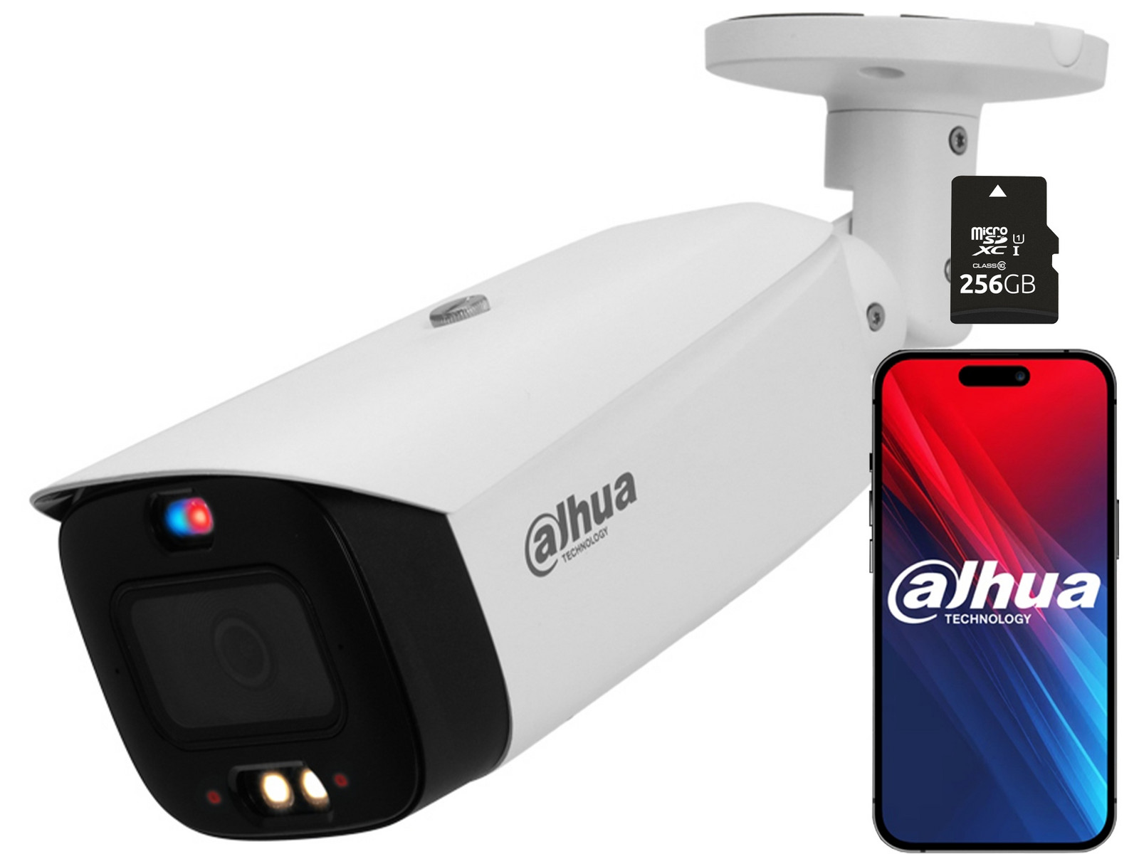 Ip kamera Dahua 8Mpx Venkovní Smart Dual Light Den/Noc 256GB Sd karta