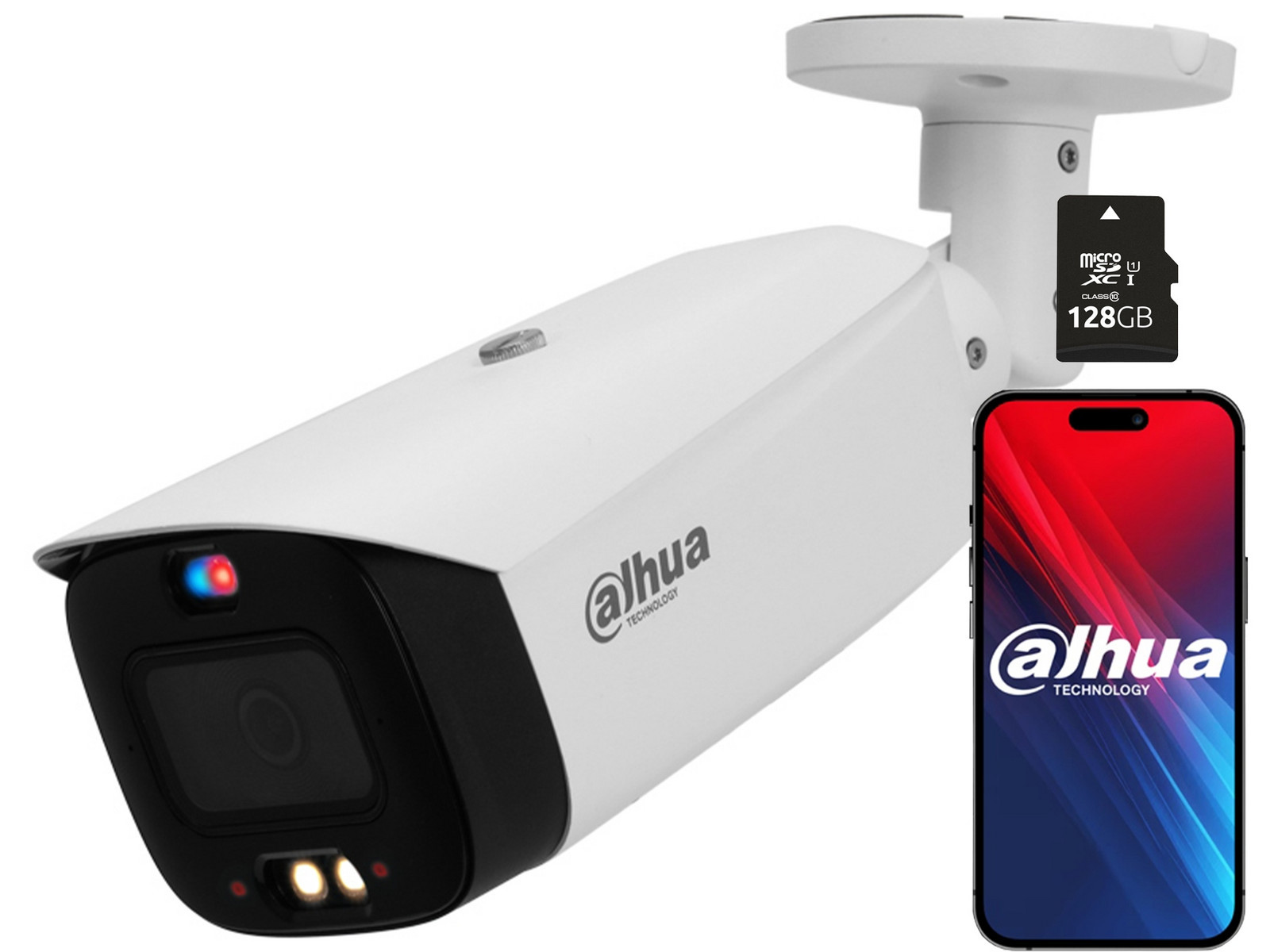 Ip kamera Dahua 8Mpx Venkovní Smart Dual Light Den/Noc 128GB Sd karta