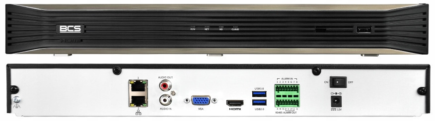 BCS-P-NVR1602-A-4K(4) Ip Rekordér 16 Kanálový Až 16Mpx 8TB 16CH Apka