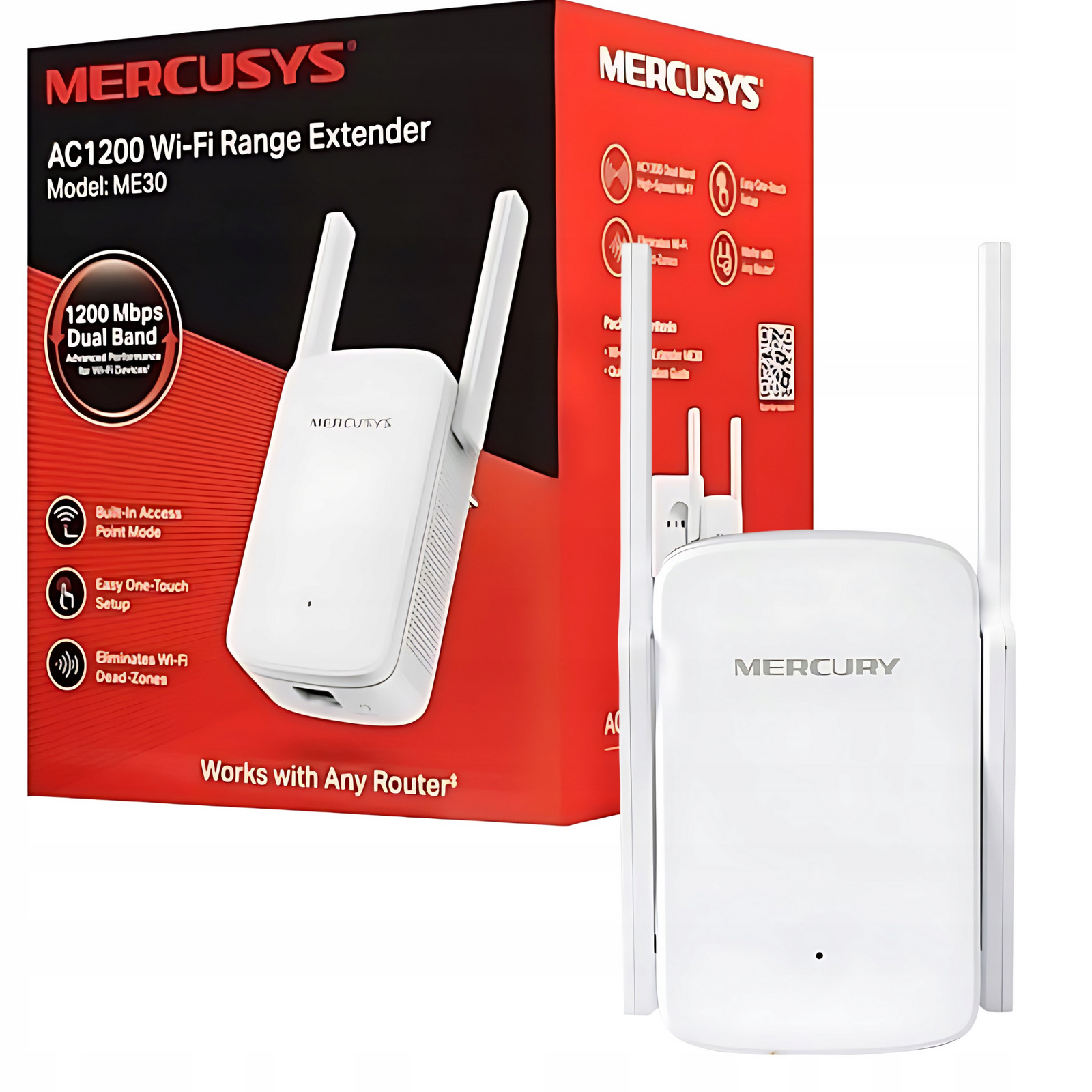 Zesilovač Signálu Repeater Wifi AC1200 Mercusys 5GHZ Pl