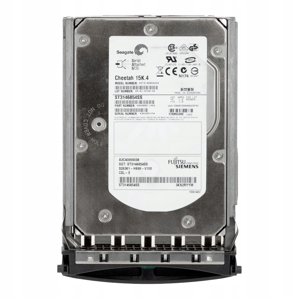 Fujitsu A3C40069038 146GB 15K 8MB Sas 3,5'' ST3146854SS