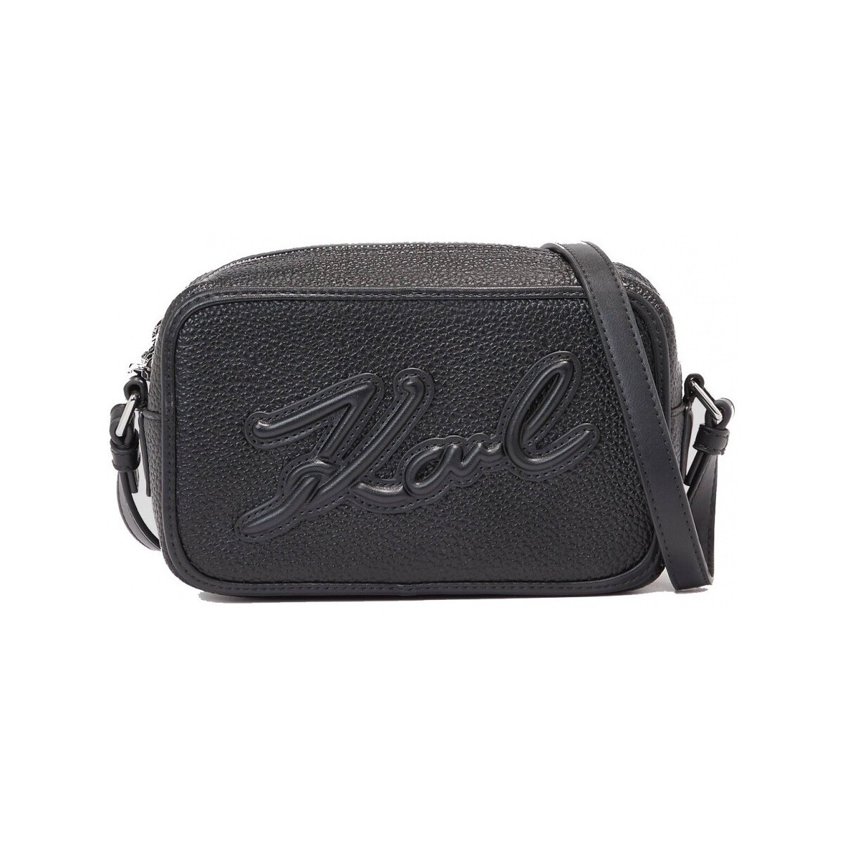Karl Lagerfeld  SKUARE CAMERA BAG GRAINY  Černá