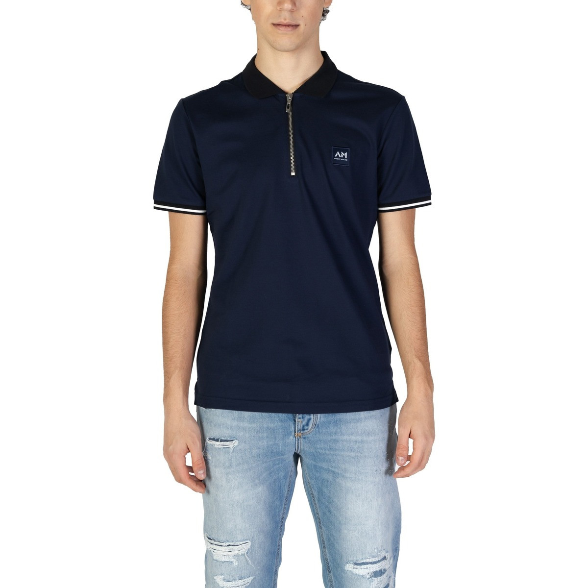 Antony Morato  REGULAR FIT MMKS02460-FA100083  Modrá