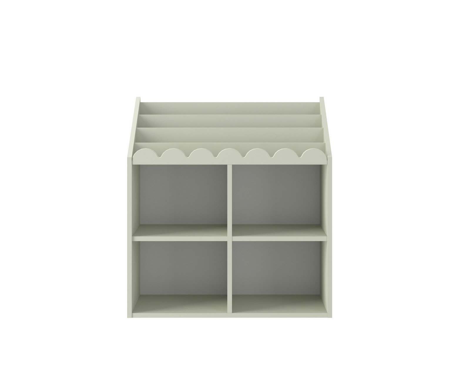 Bellamy Dětská knihovna BOOK NOOK SAGE 71x76 cm, světle zelená