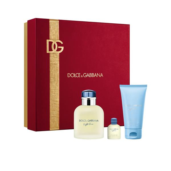 Dolce & Gabbana Light Blue Pour Homme - EDT 75 ml + sprchový gel 50 ml + EDT 4,5 ml