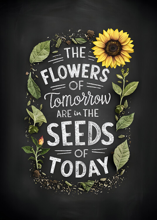 Andreas Magnusson Ilustrace The Flowers Of Tomorrow, Andreas Magnusson, 30 × 40 cm