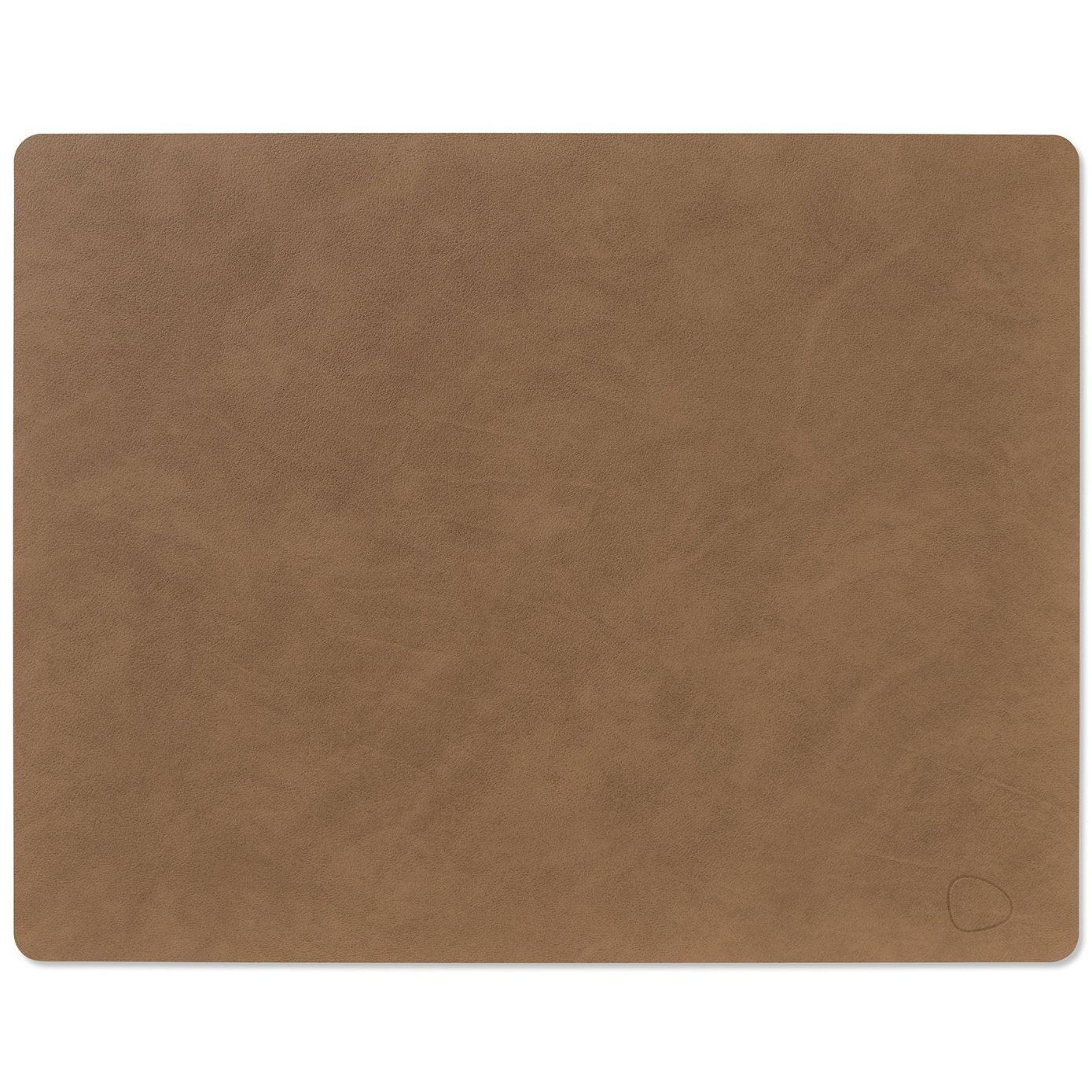 Prostírání SQUARE NUPO 35 x 45 cm, hnědá, kůže, LIND DNA