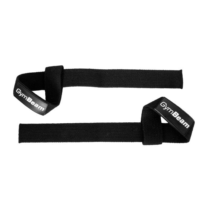 Essential Lifting Straps Black uni - GymBeam