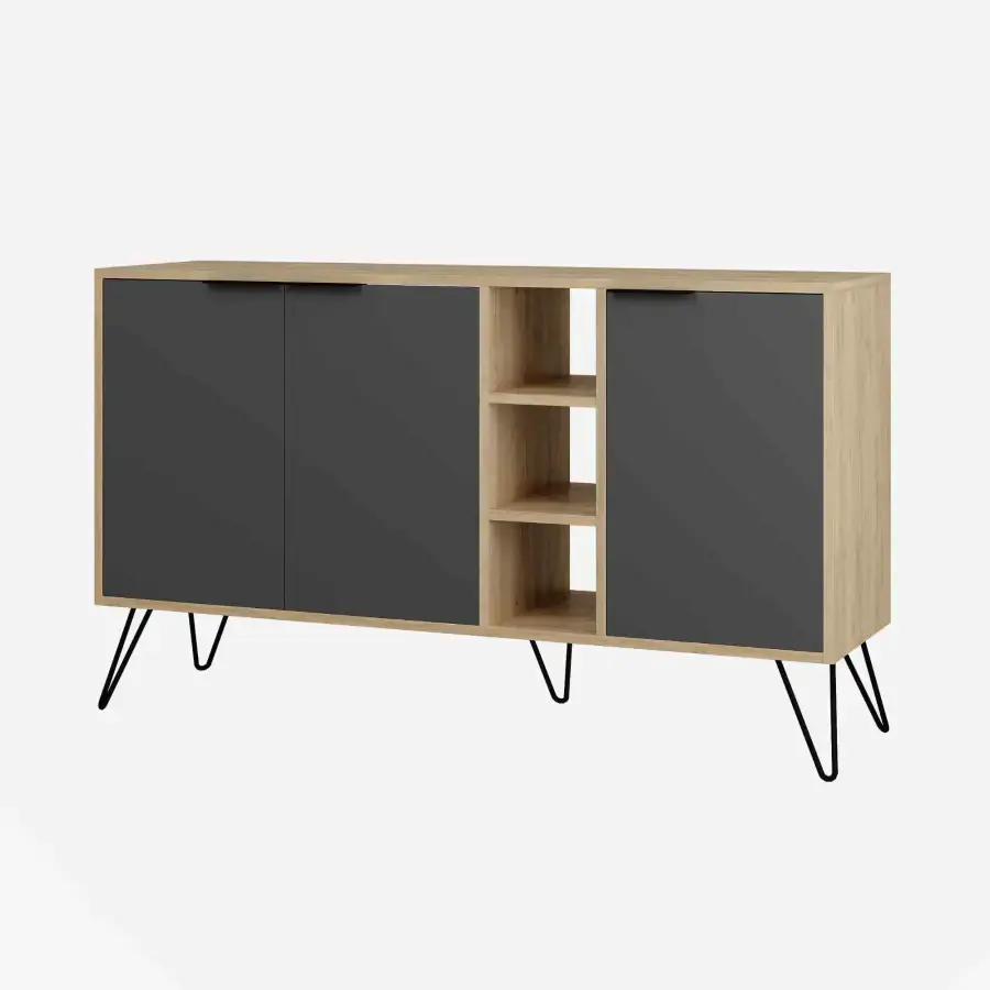 Casarredo Komoda CALIOPE, dub/antracit