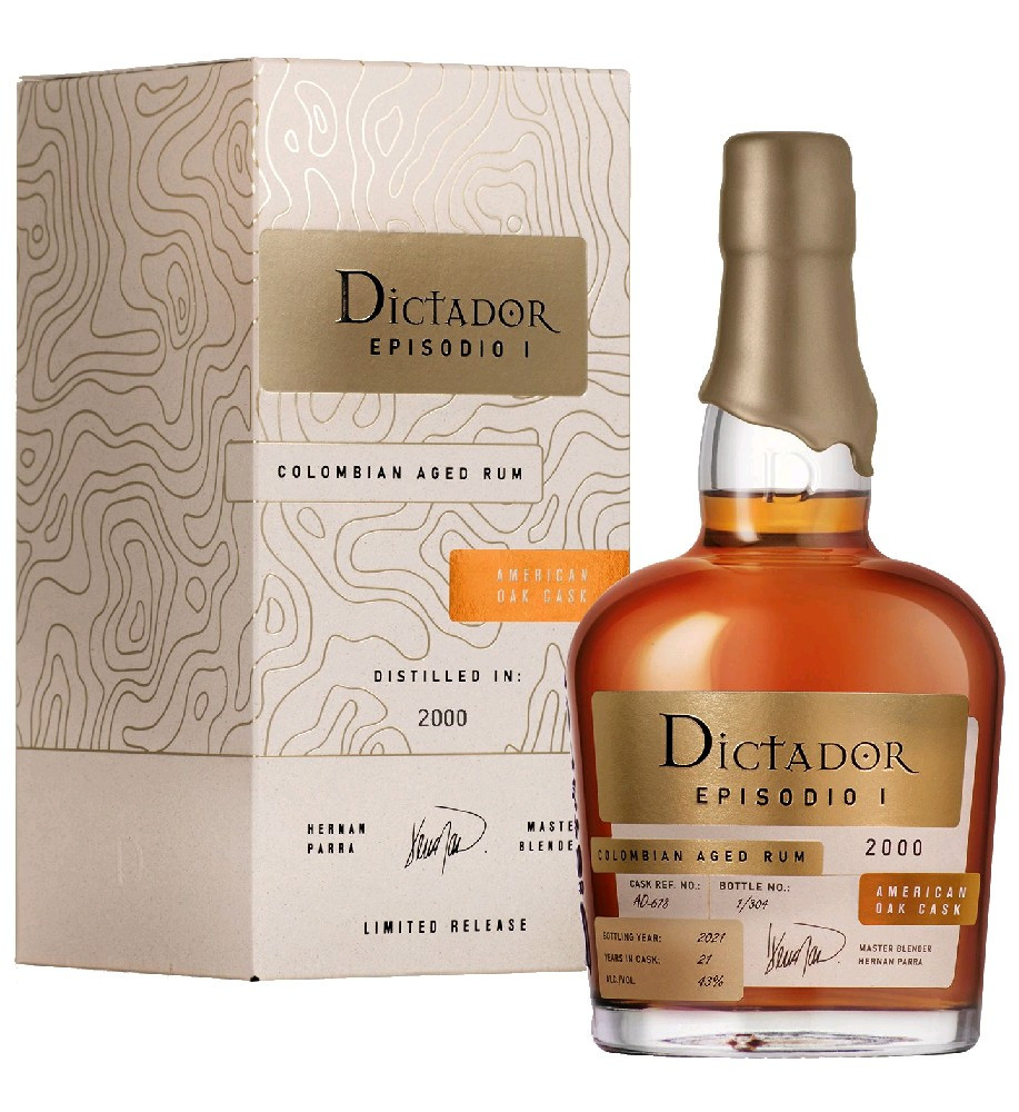 Rum Dictador Epizodio 2000 US Oak Cask gB 43%0.70l