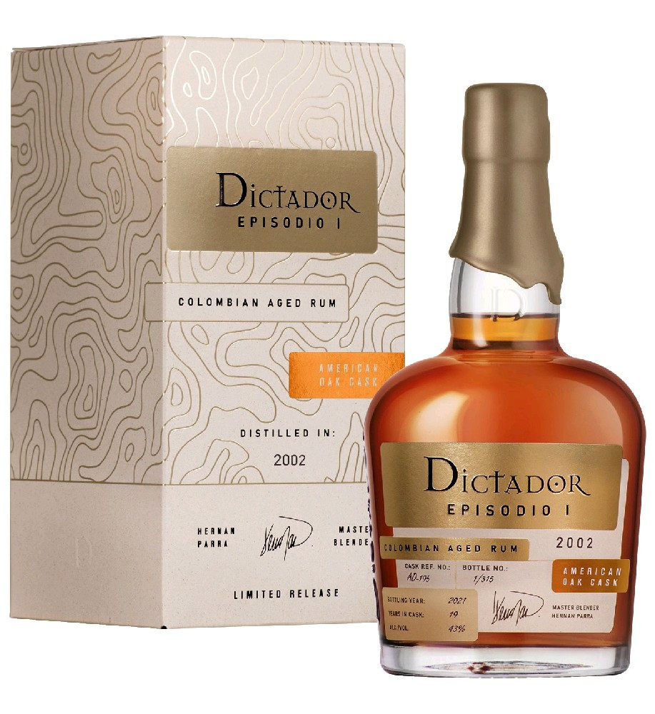 Rum Dictador Epizodio 2002 US Oak Cask gB 43%0.70l