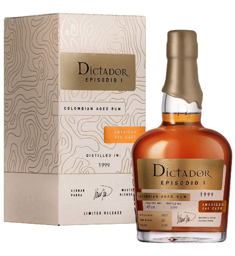 Rum Dictador Epizodio 1999 US Oak Cask gB 43%0.70l