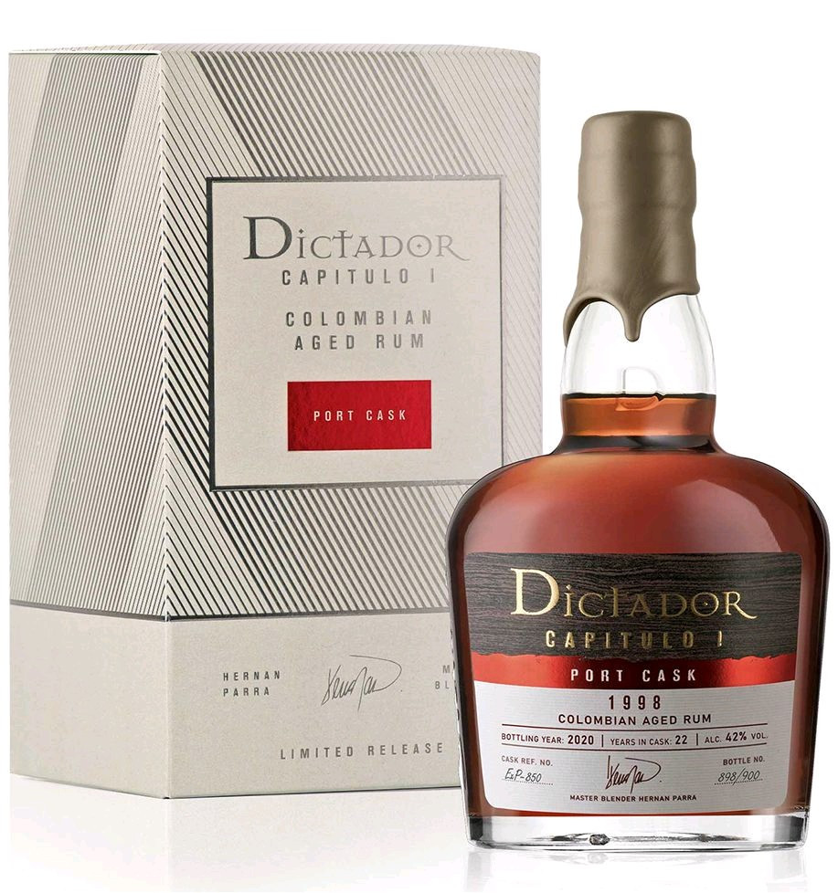 Rum Dictador Capitulo 1998 Port cask gB 42%0.70l