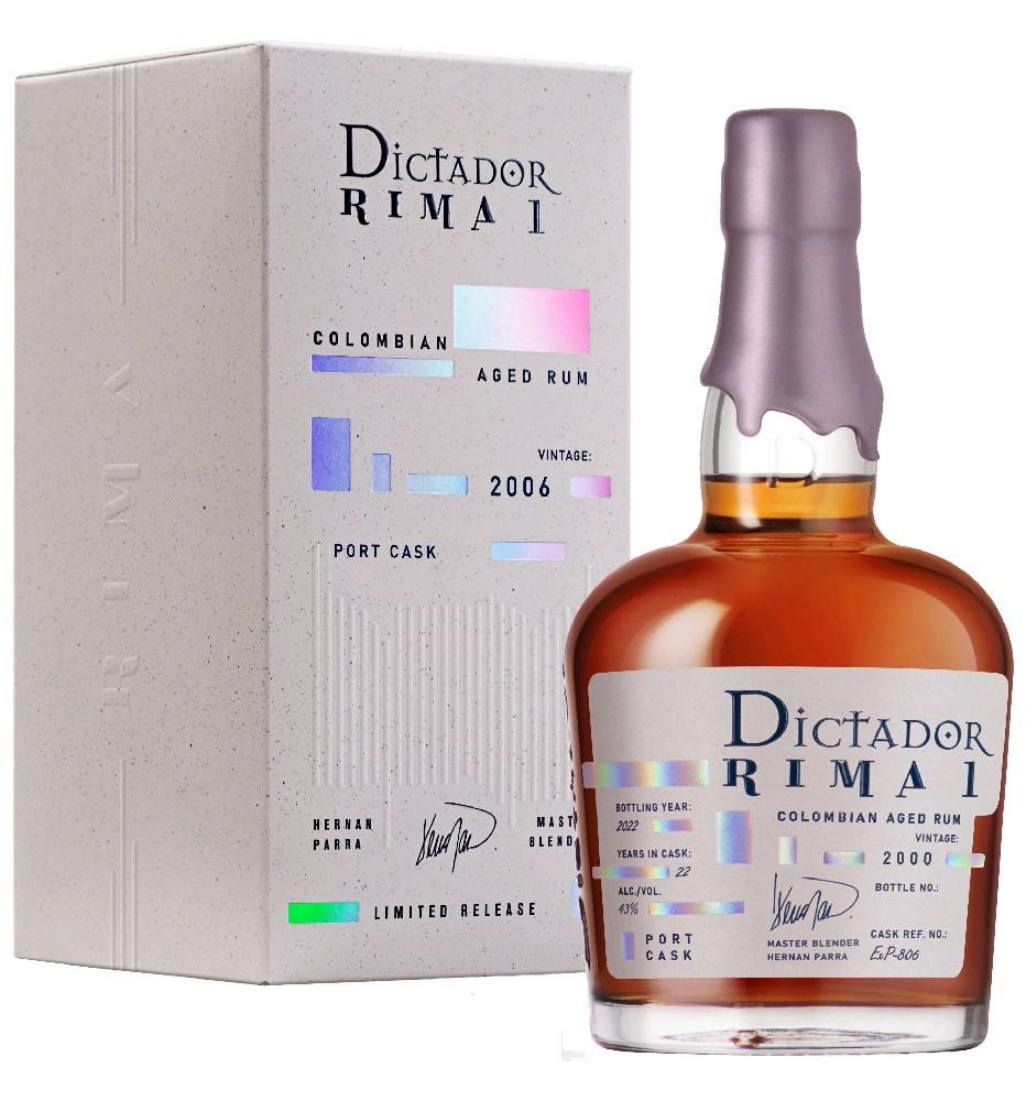 Rum Dictador Rima 2000 Port Cask gB 43%0.70l