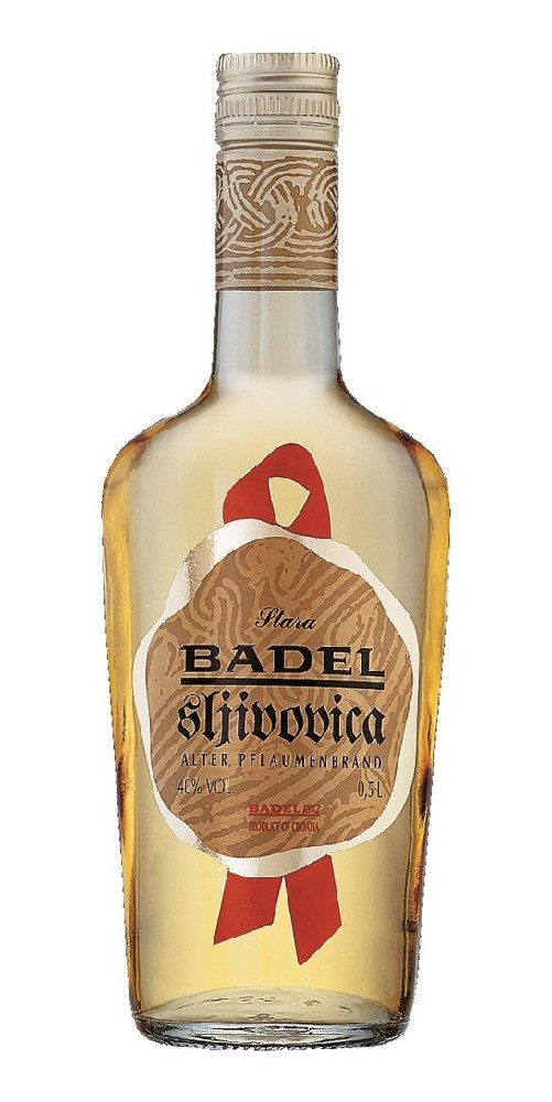 Stařená slivovice Badel 1l