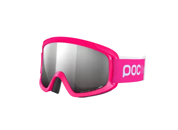 POC POCito Opsin dětské lyžařské brýle Fluorescent Pink/Partly Sunny Silver
