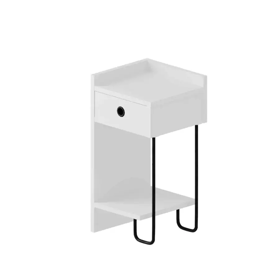 Casarredo Noční stolek levý SHADOWS, bílý