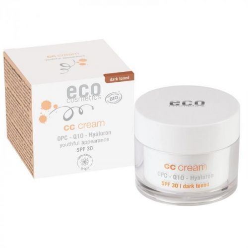 Eco Cosmetics CC krém SPF 30 BIO - dark (60 ml)