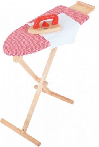 Bigjigs Toys Dřevěné Žehlící Prkno Se Žehličkou