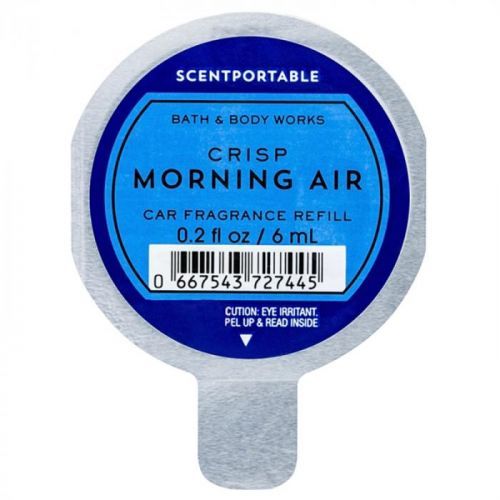 Bath & Body Works Crisp Morning Air vůně do auta 6 ml náhradní náplň