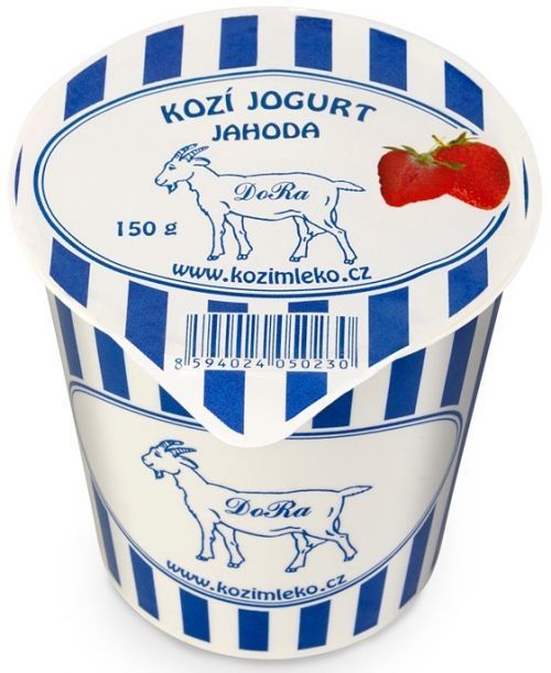 Biofarma DoRa Kozí jogurt ochucený Jahoda